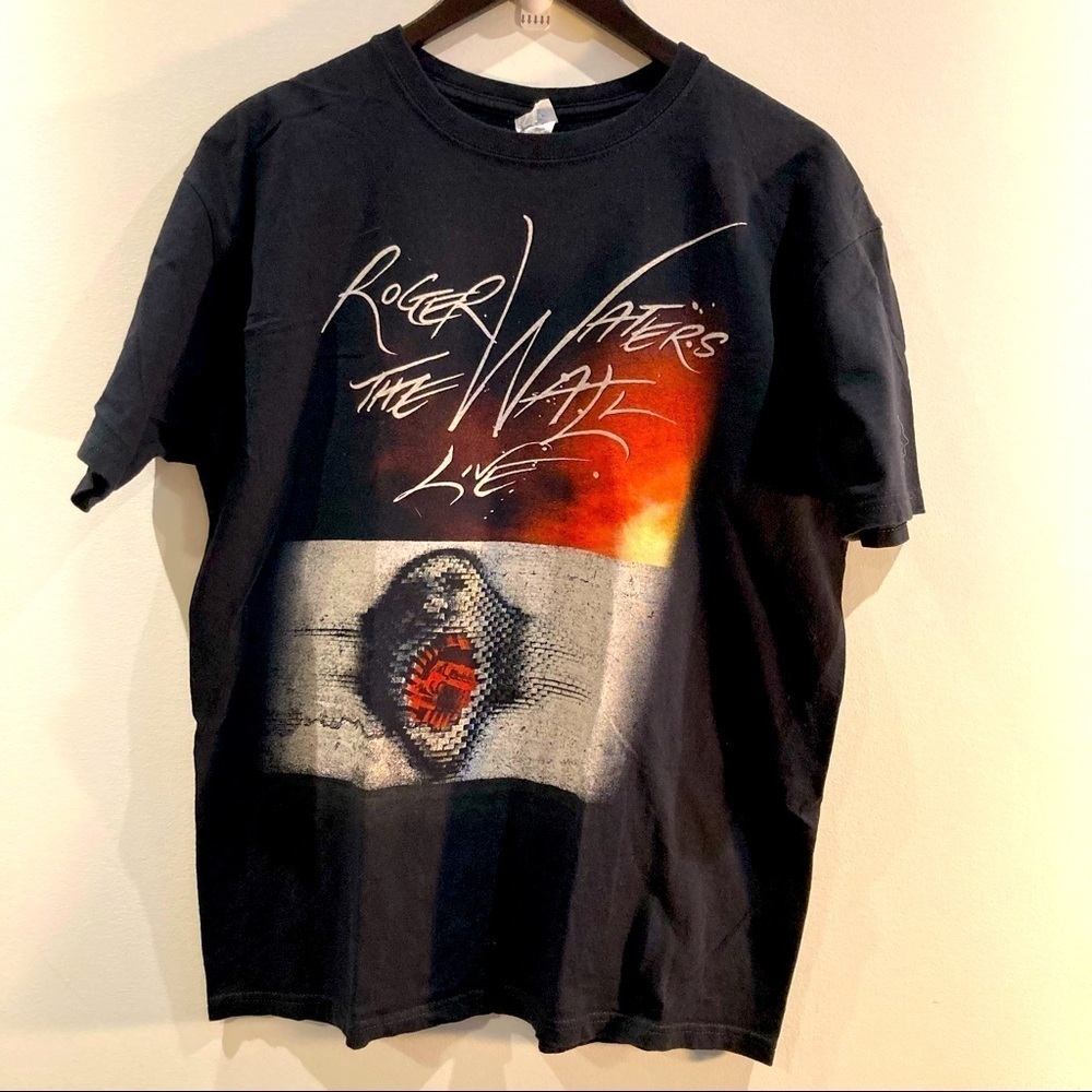 ANVIL Roger Waters Sz L The Wall 2012 Tour Band Tee T-Shirt